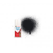 Humbrol Acrylic 21 Black Gloss Spray 150ml